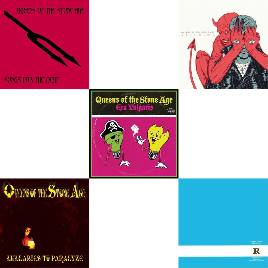 Era Vulgaris (180G) & Lullabies To Paralyze (2LP/180G) (X) & Rated R (180G) (X) & Songs For The Deaf (180G) (X) & Villains (Gatefold/Dl Card)