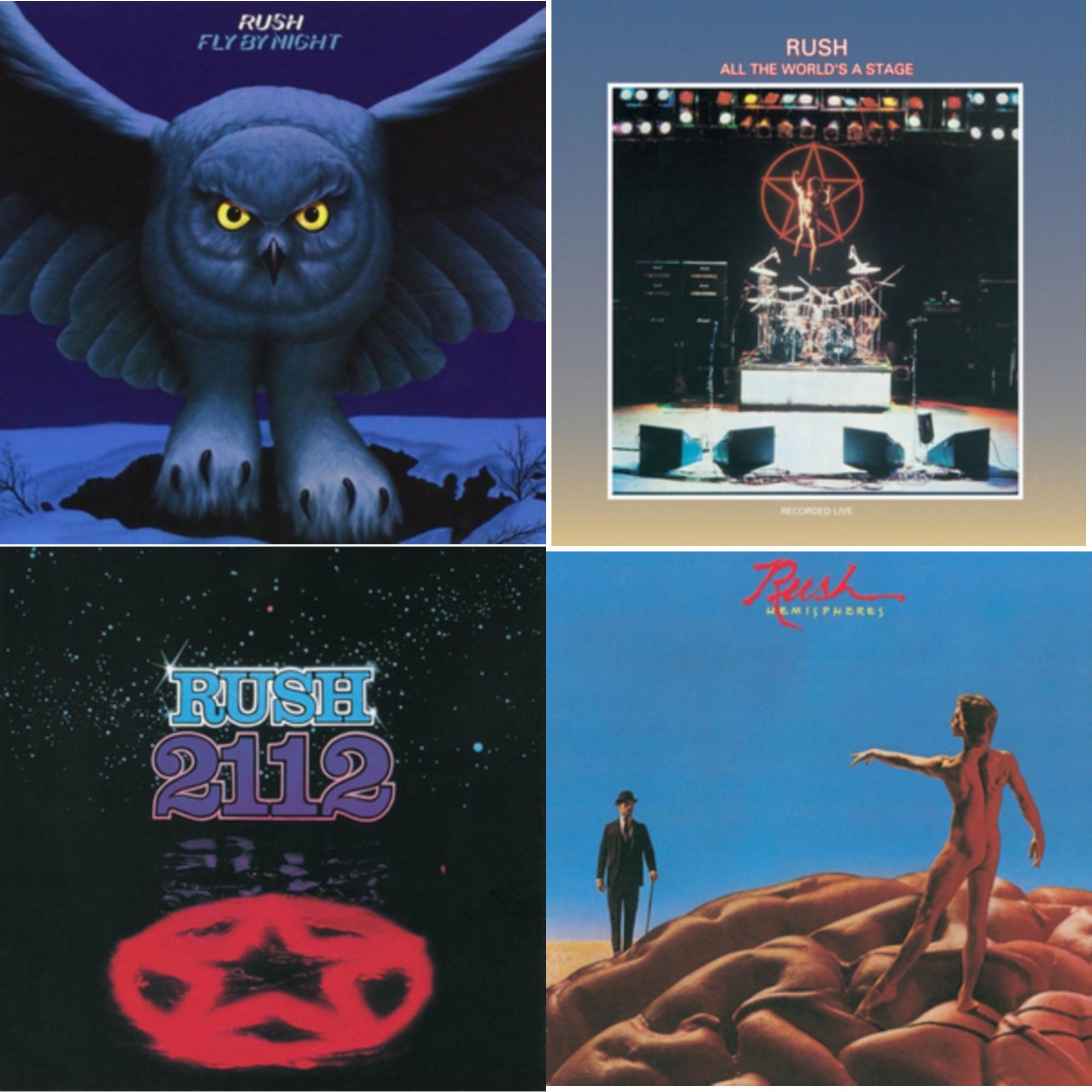 Fly By Night (180G) & All The World's A Stage (180G) & 2112 (180G) & Hemispheres (180G)