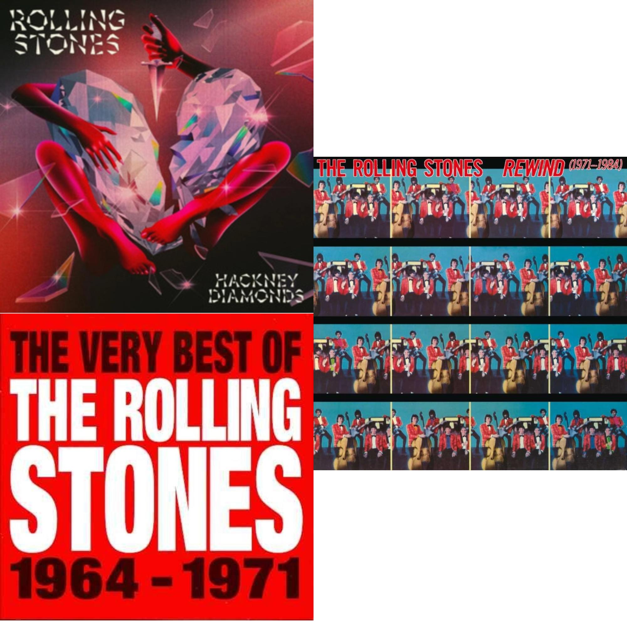 Very Best Of The Rolling Stones 1964 -1971 & Rewind (1971-1984) (Super High Material CD) & Hackney Diamonds