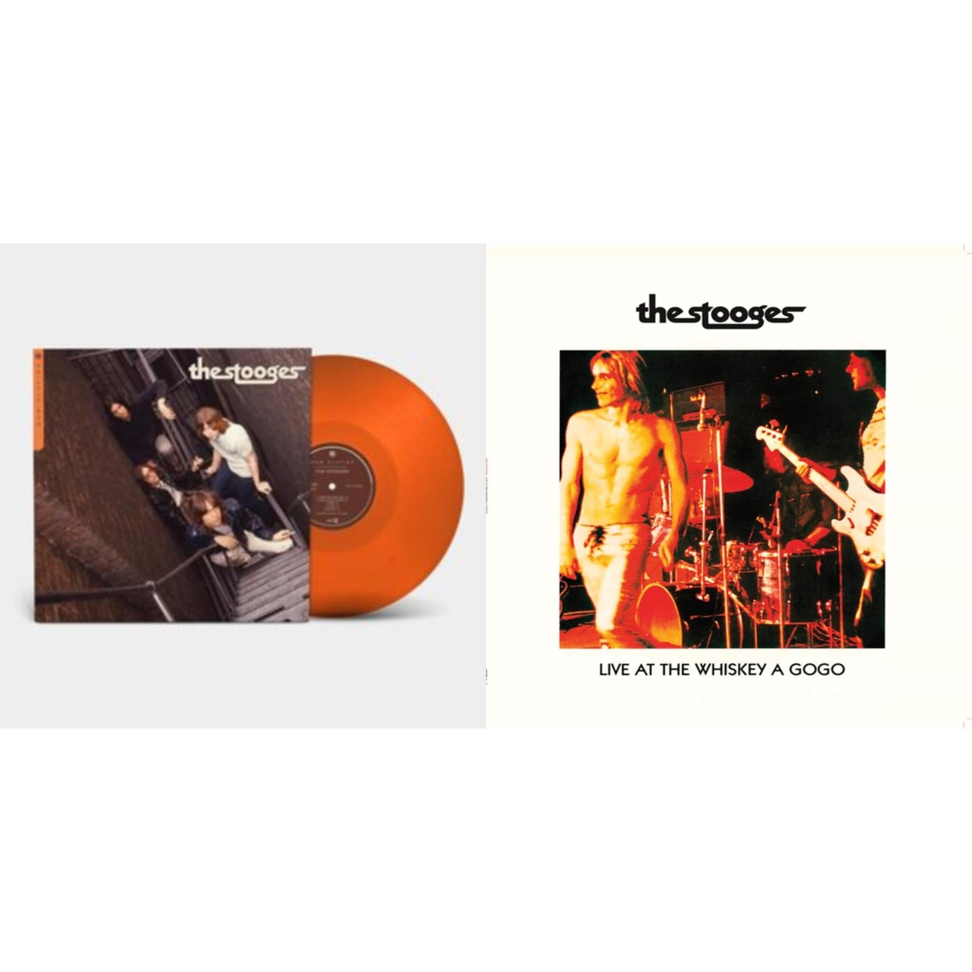 Stooges - Live At Whiskey A Gogo (White LP Vinyl) & Now Playing (Orange LP Vinyl)