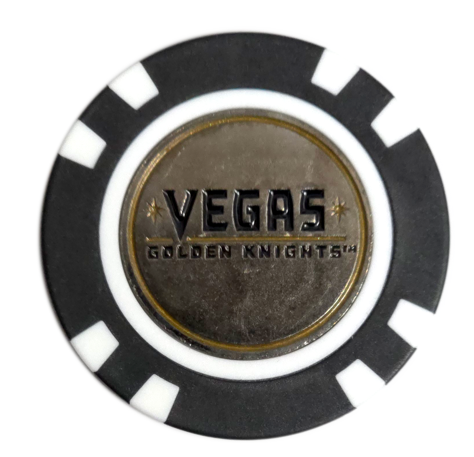 Officially Licensed Vegas Golden Knights Poker Chip Golf Ball Marker