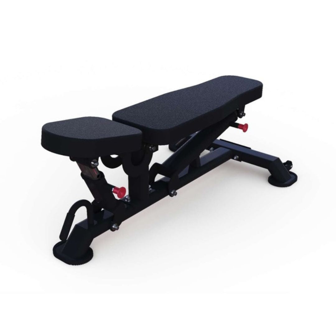 Vertical Flat to Incline Bench - Muscle D Fitness - Sturdy Adjustable Flat to Incline Bench