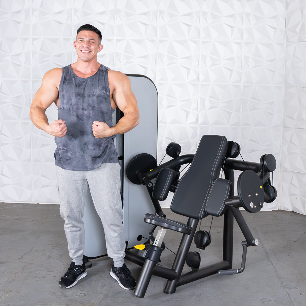 Vogue Iso-Lateral Biceps Curl by Muscle D Fitness – Commercial Arm Machine