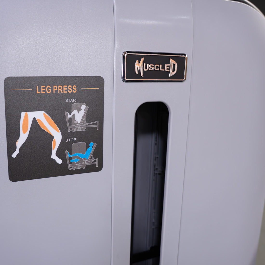 Vogue Selectorized Leg Press | 240lb Stack | Muscle D