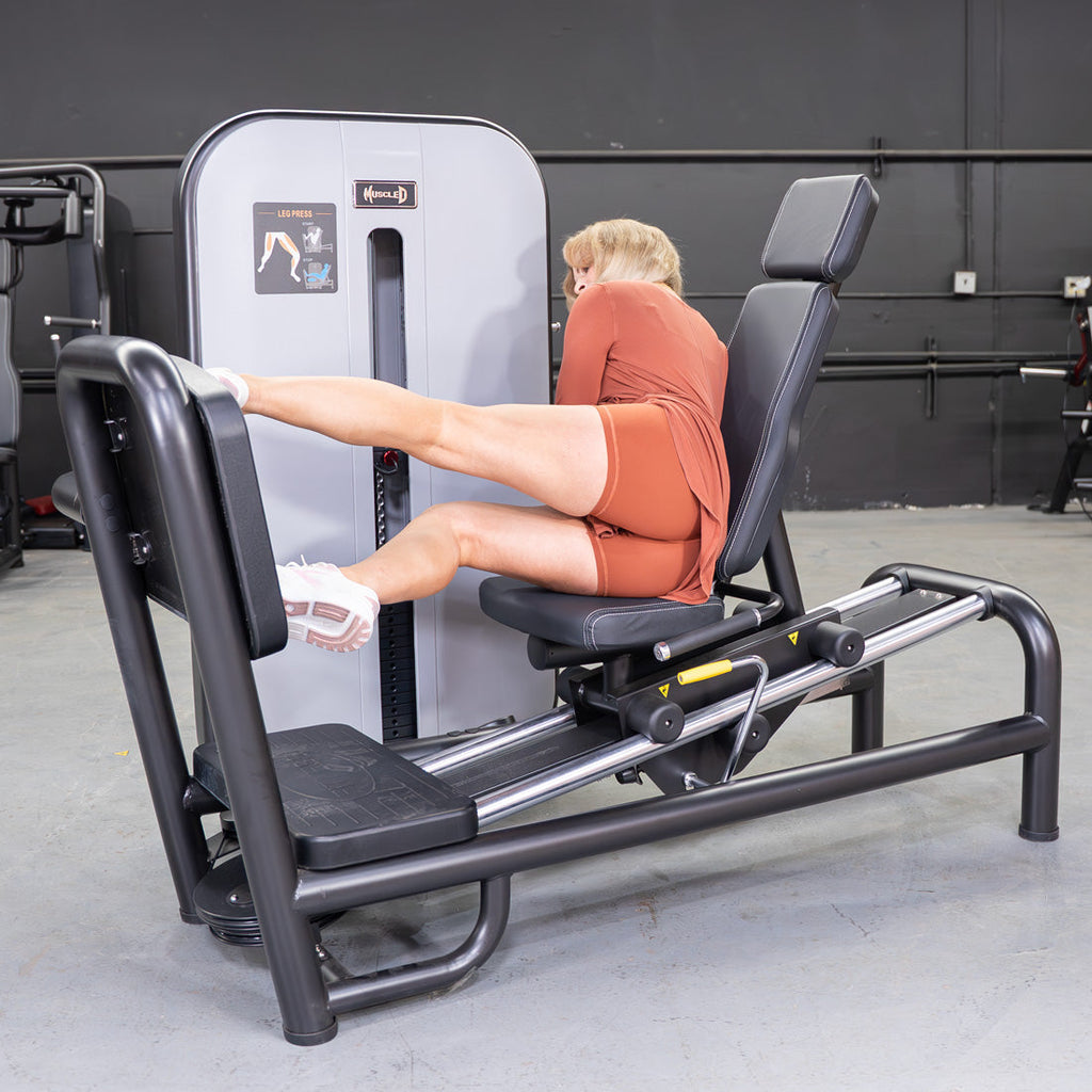 Vogue Selectorized Leg Press | 240lb Stack | Muscle D