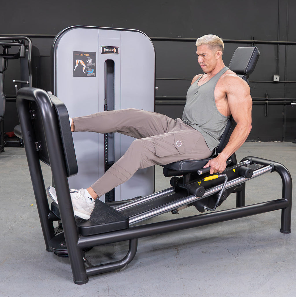 Vogue Selectorized Leg Press | 240lb Stack | Muscle D