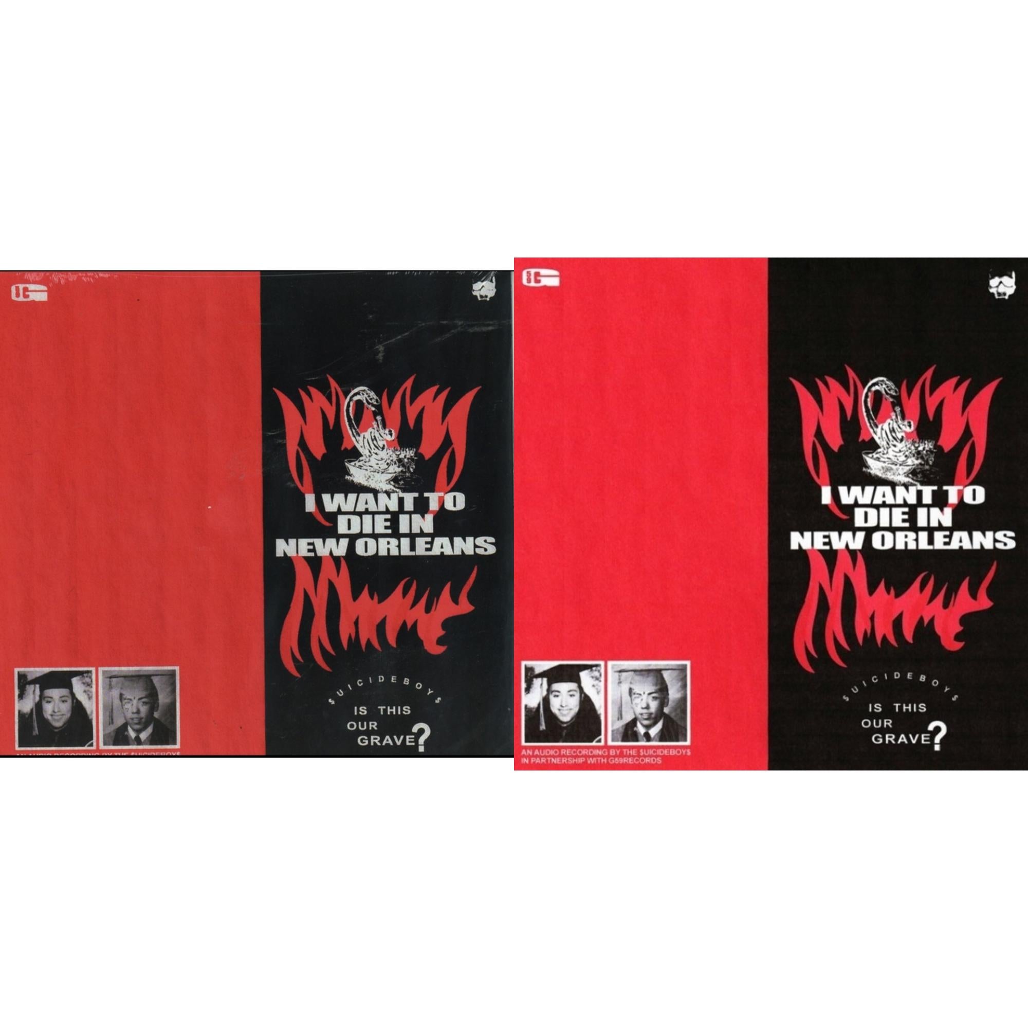 $Uicideboy$ - I Want To Die In New Orleans (Red/Black LP Vinyl) & I Want To Die In New Orleans (Silver LP Vinyl)