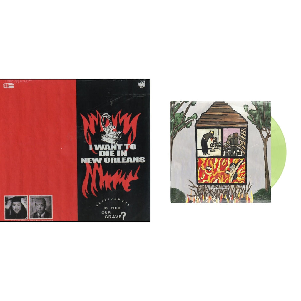 $Uicideboy$ - I Want To Die In New Orleans (Red/Black LP Vinyl) & Long Term Effects Of Suffering (Glow Green LP Vinyl)