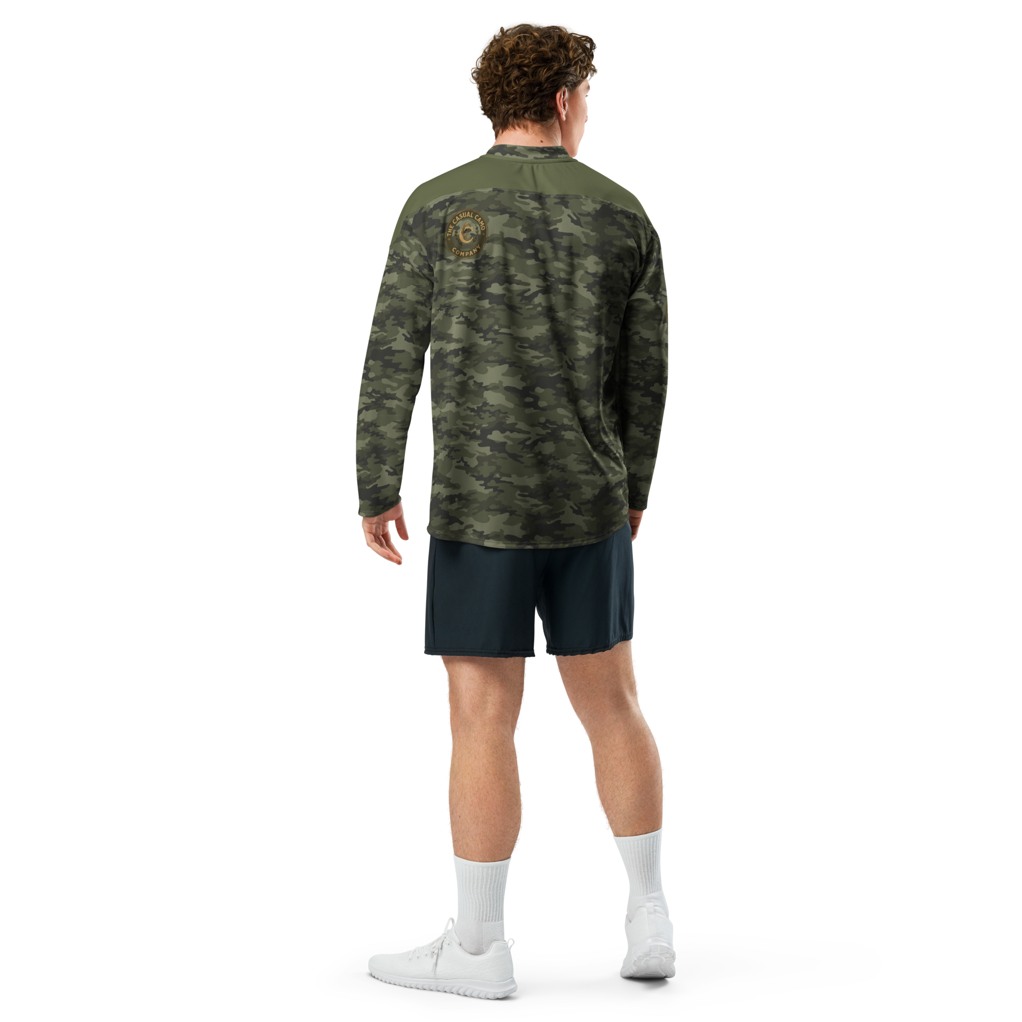 The Casual Camo Company (Woodland) Hockey Style Jersey