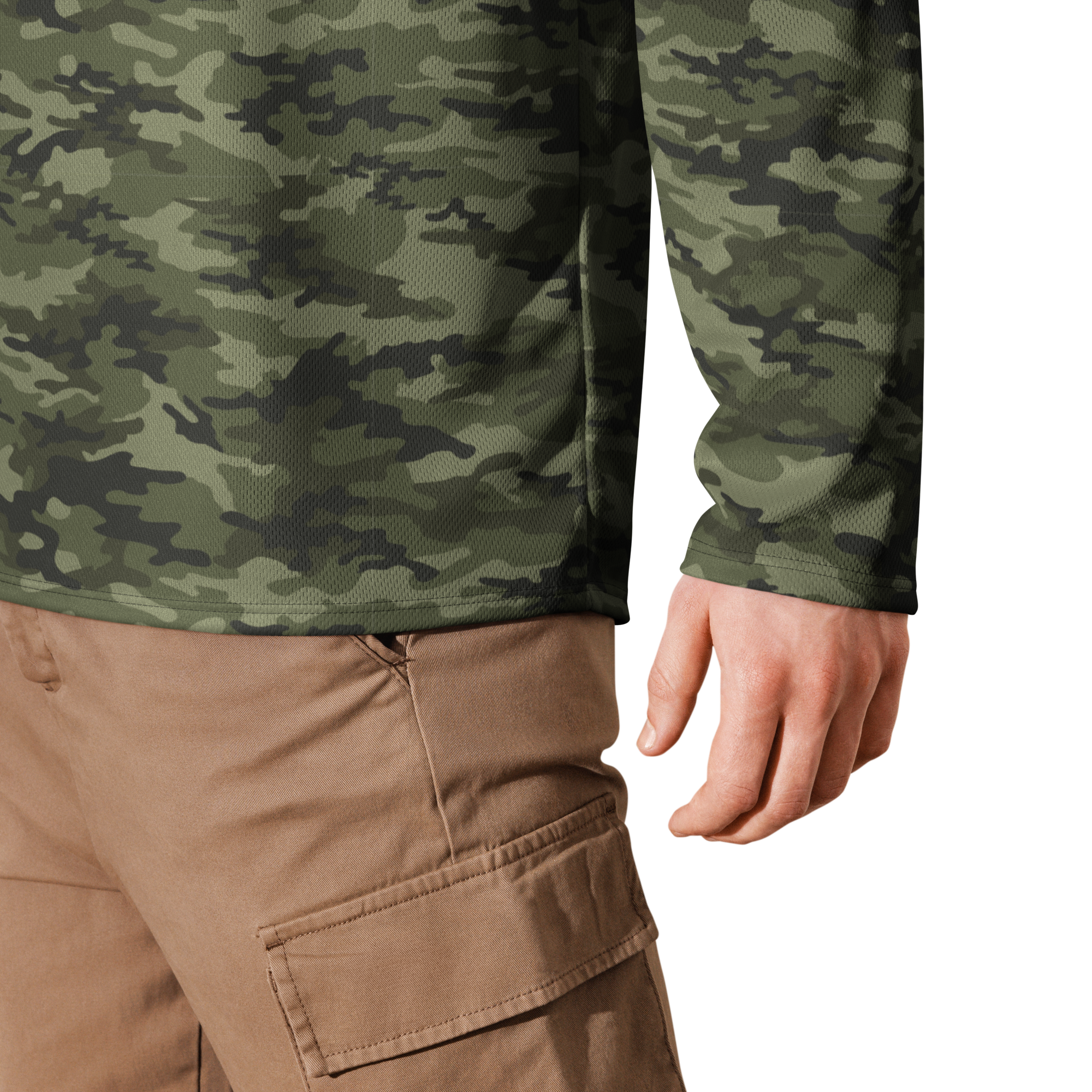 The Casual Camo Company (Woodland) Hockey Style Jersey