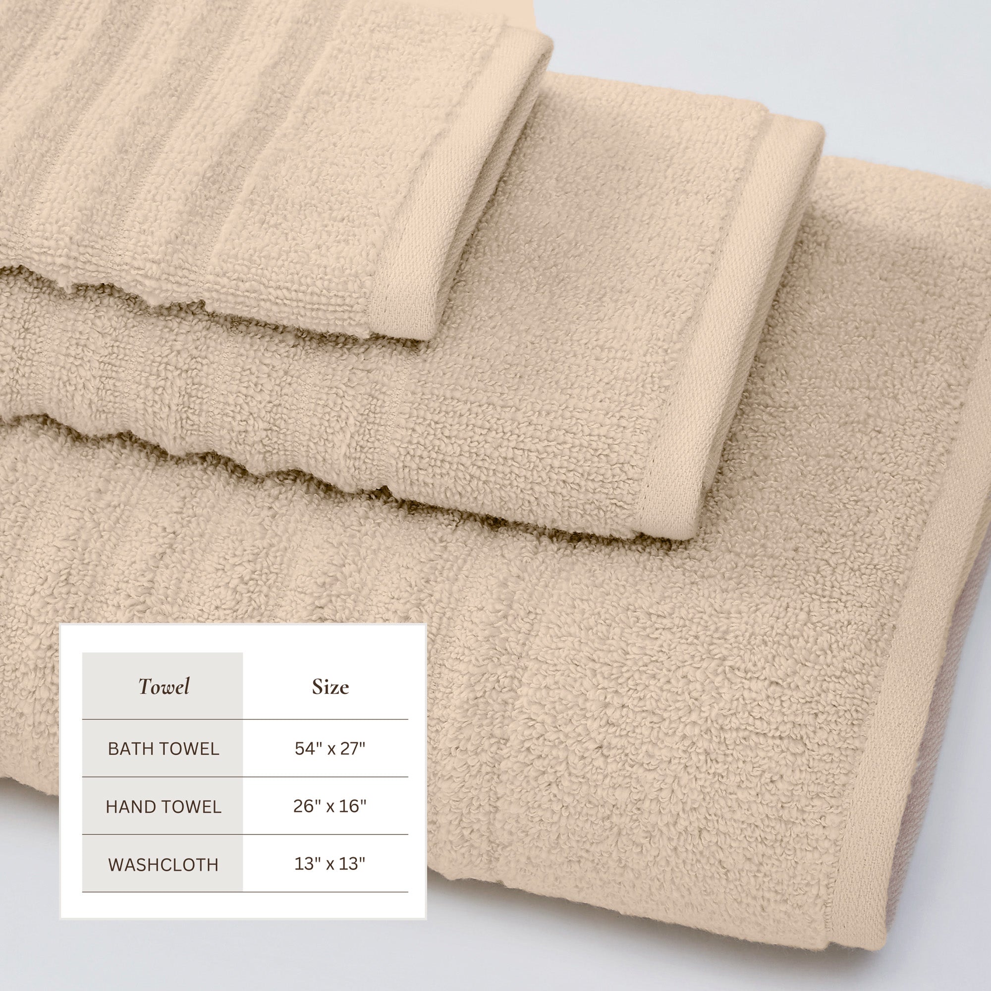 Luxury Cotton Towels - Karina Collection