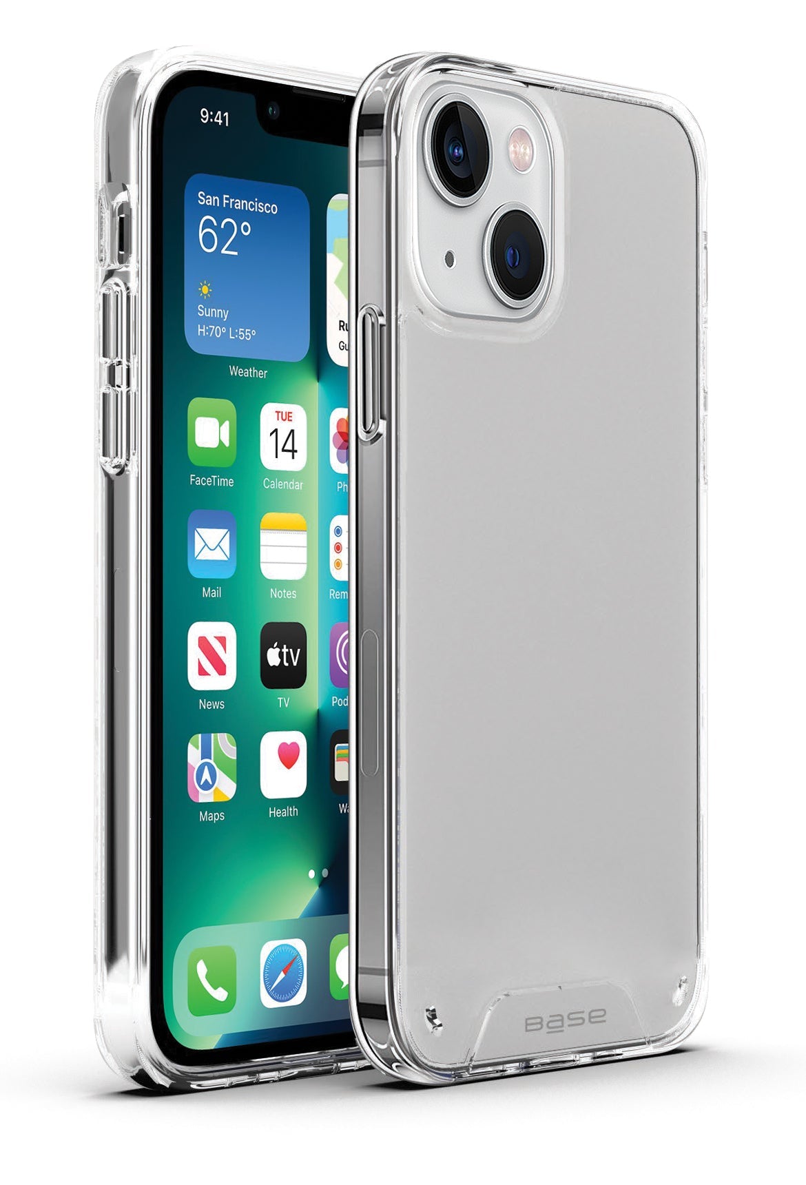 xBase iPhone 13 (6.1) - B-Air - Crystal Clear Slim Protective Case