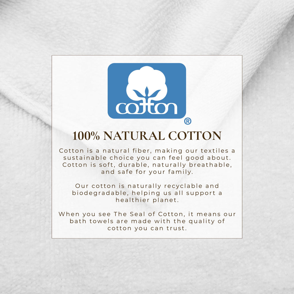 Cotton Border-Stitched 6-Piece Towel Set - Valery Collection