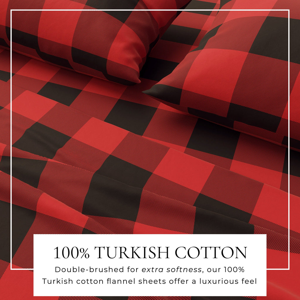 Turkish Cotton Flannel Sheet - Belle Collection