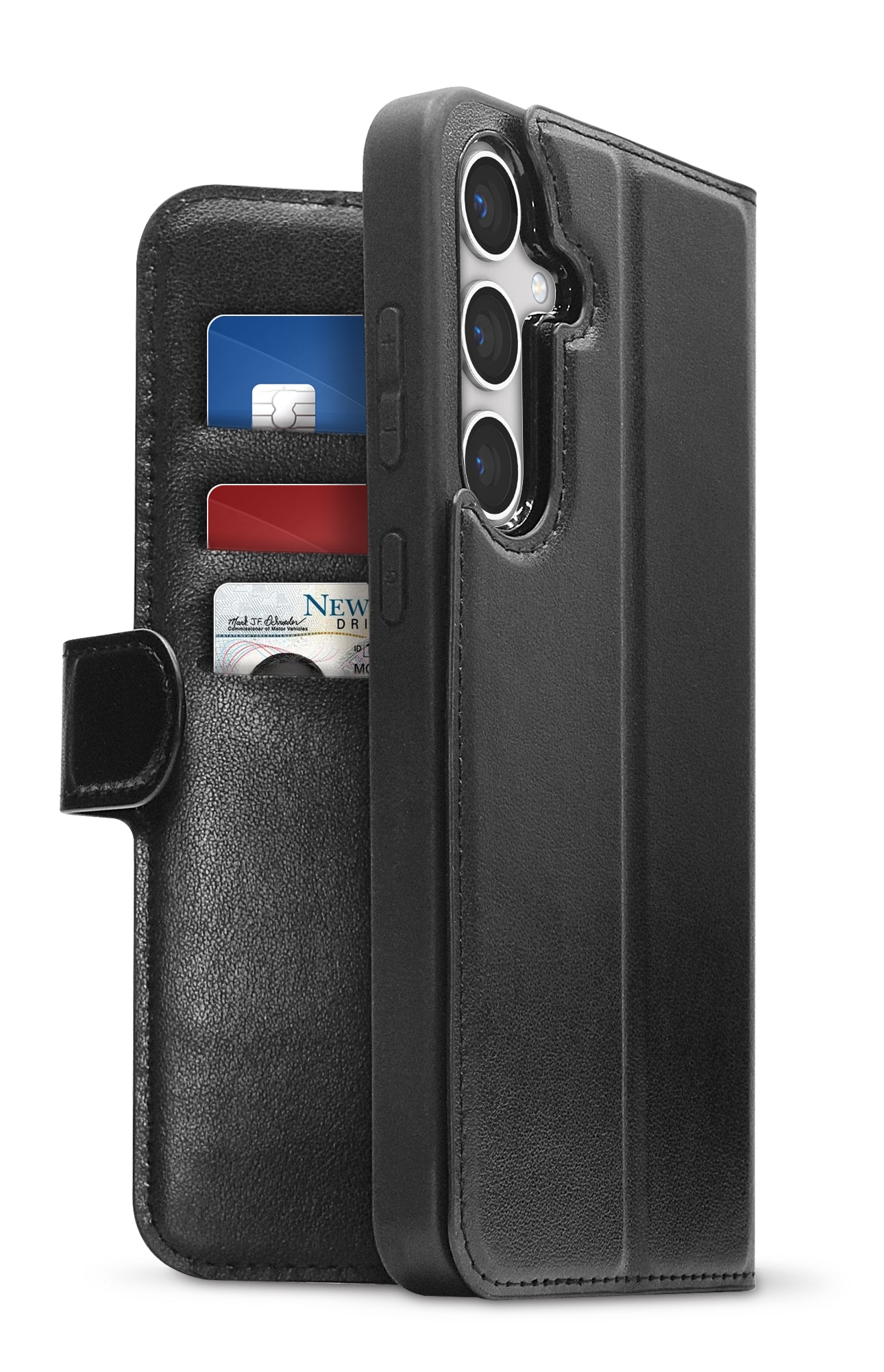 xBase Samsung S25 Plus Exec Folio Wallet Case - Black