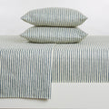 Striped Microfiber Sheet Set - Evette Collection