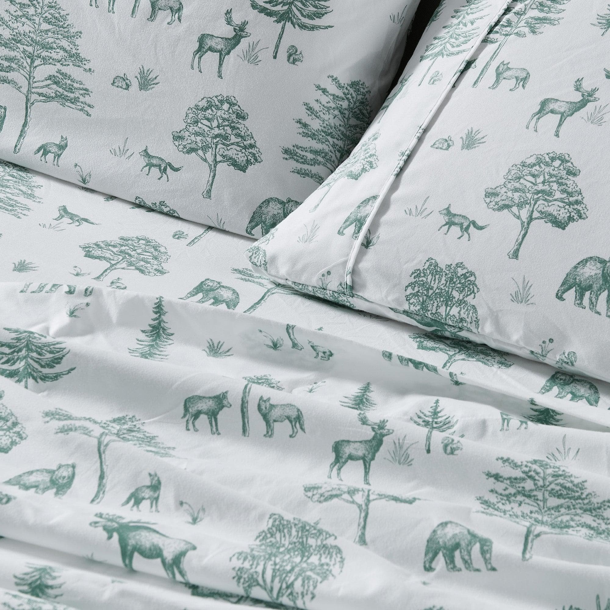 4-Piece Lodge Microfiber Sheet - Mountain Ridge Collection