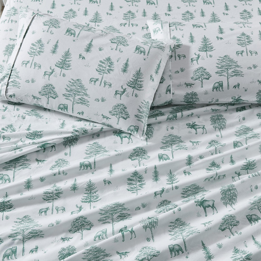 4-Piece Lodge Microfiber Sheet - Mountain Ridge Collection