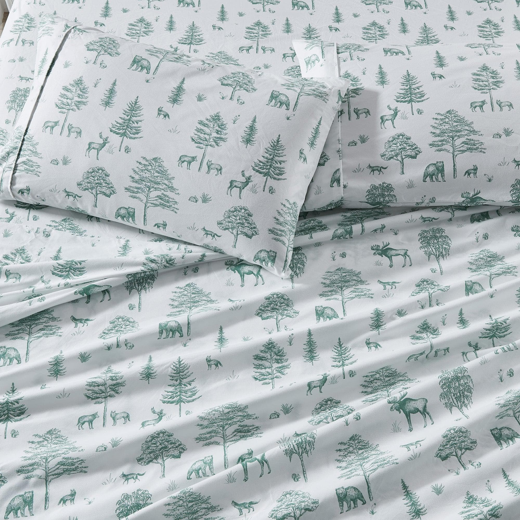 4-Piece Lodge Microfiber Sheet - Mountain Ridge Collection