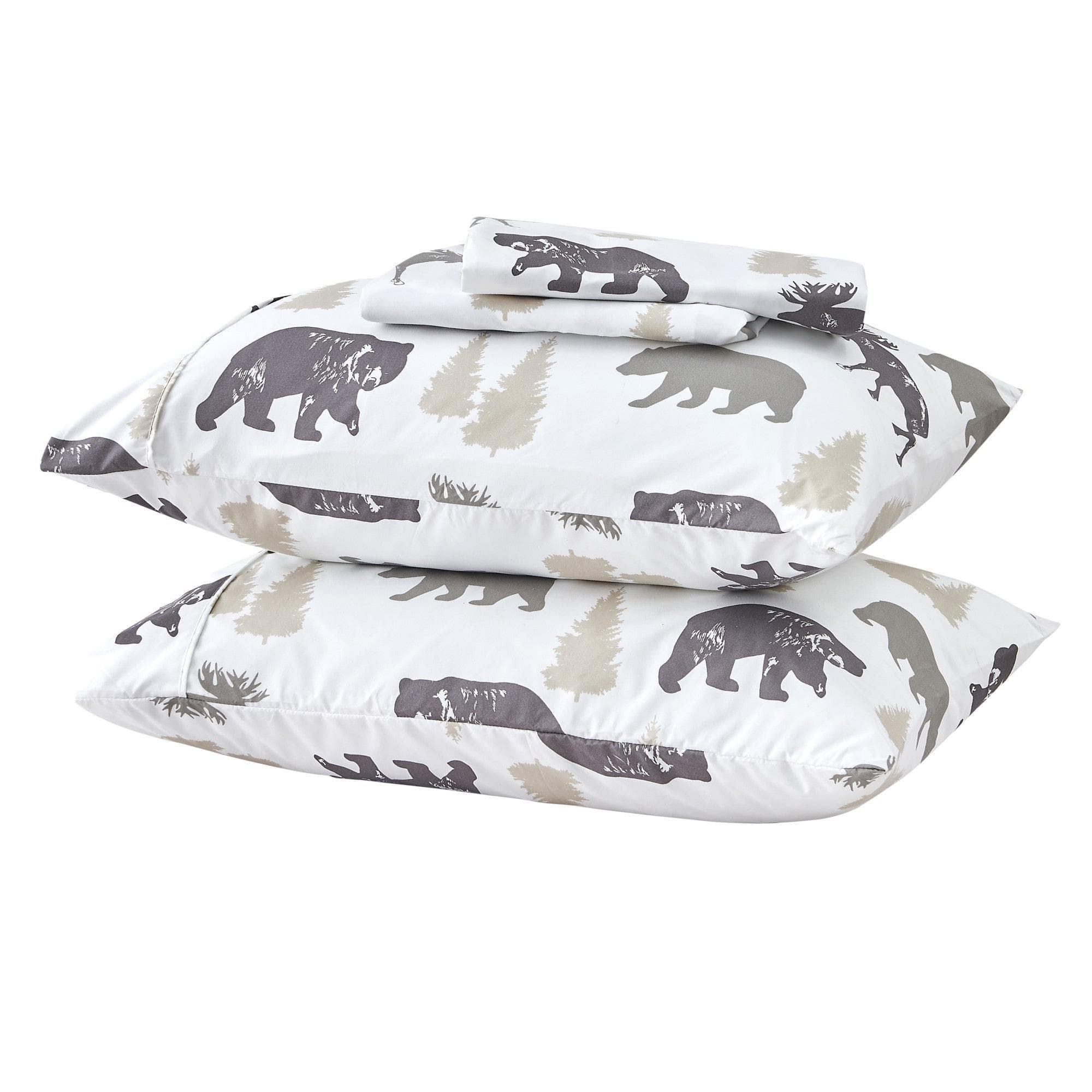 4-Piece Lodge Microfiber Sheet - Mountain Ridge Collection