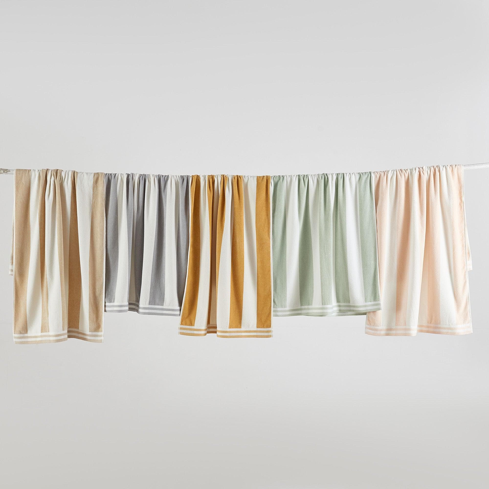 4 Pack Striped Cabana Oversized Beach Towel - Edgartown