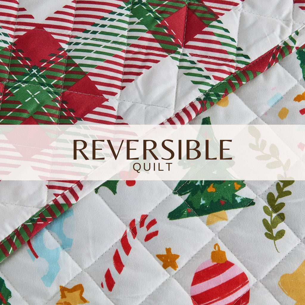 Colorful Holiday Quilt Set - Midnight Magic Collection