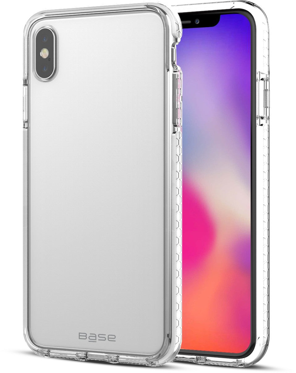 xBase Base BORDERLINE - DUAL BORDER IMPACT PROTECTION FOR iPhone X Max - WHITE