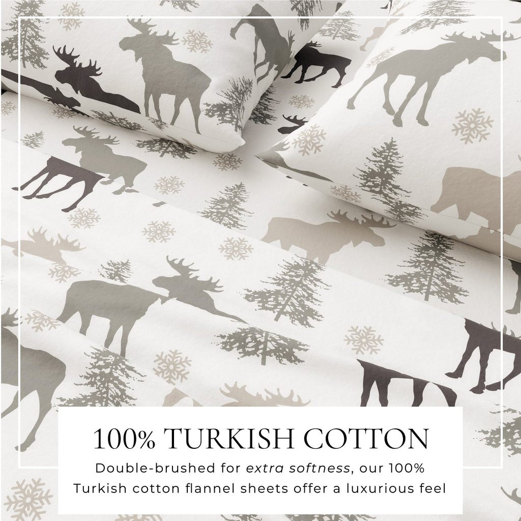 4-Piece Turkish Cotton Flannel Sheet - Stratton Collection