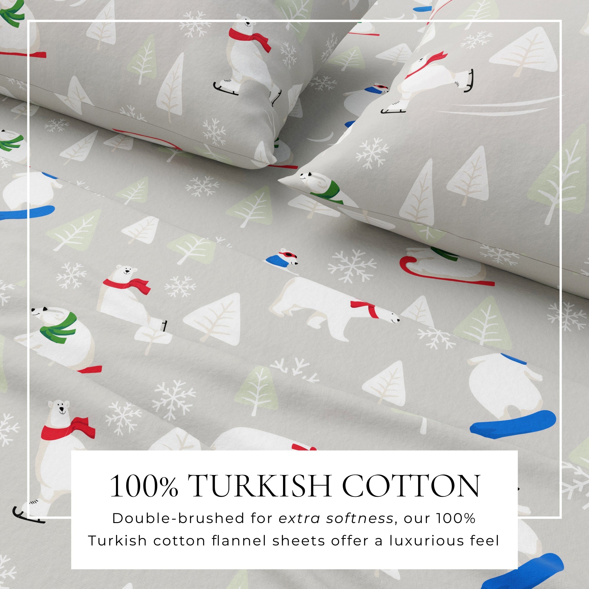 4-Piece Turkish Cotton Flannel Sheet - Stratton Collection