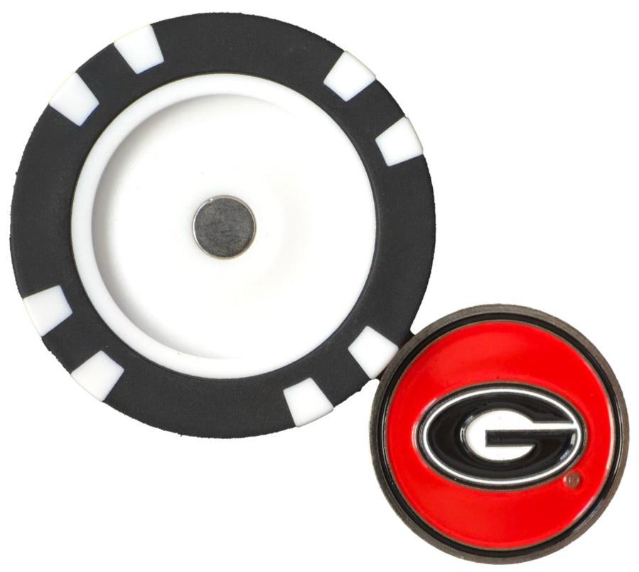 Officially Licensed Georgia Bulldogs Poker Chip Ball Marker