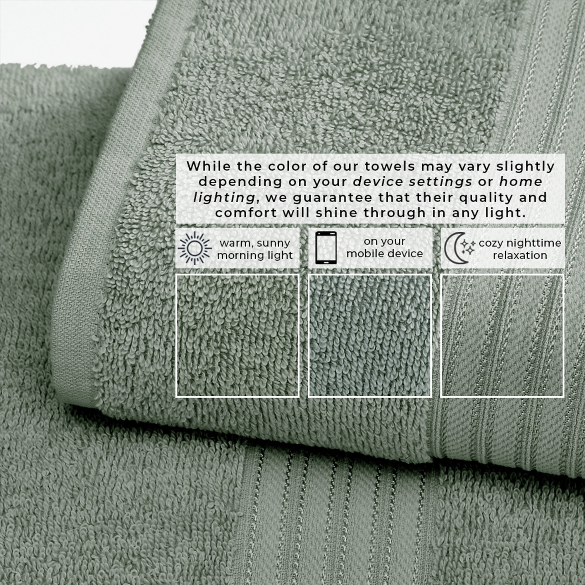 Cotton Terry Bath Towel Set - Cooper Collection