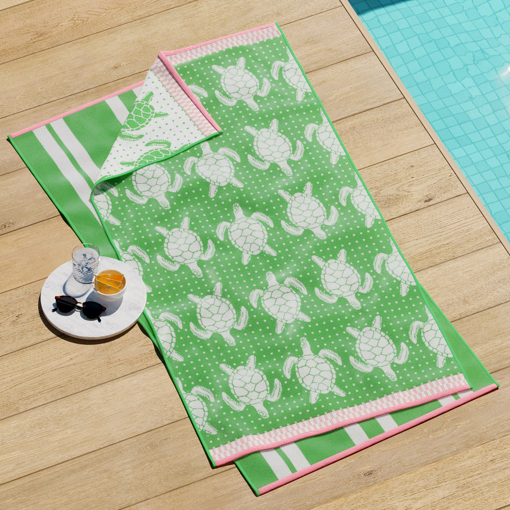Cotton Velour Beach Towel - Maui Collection