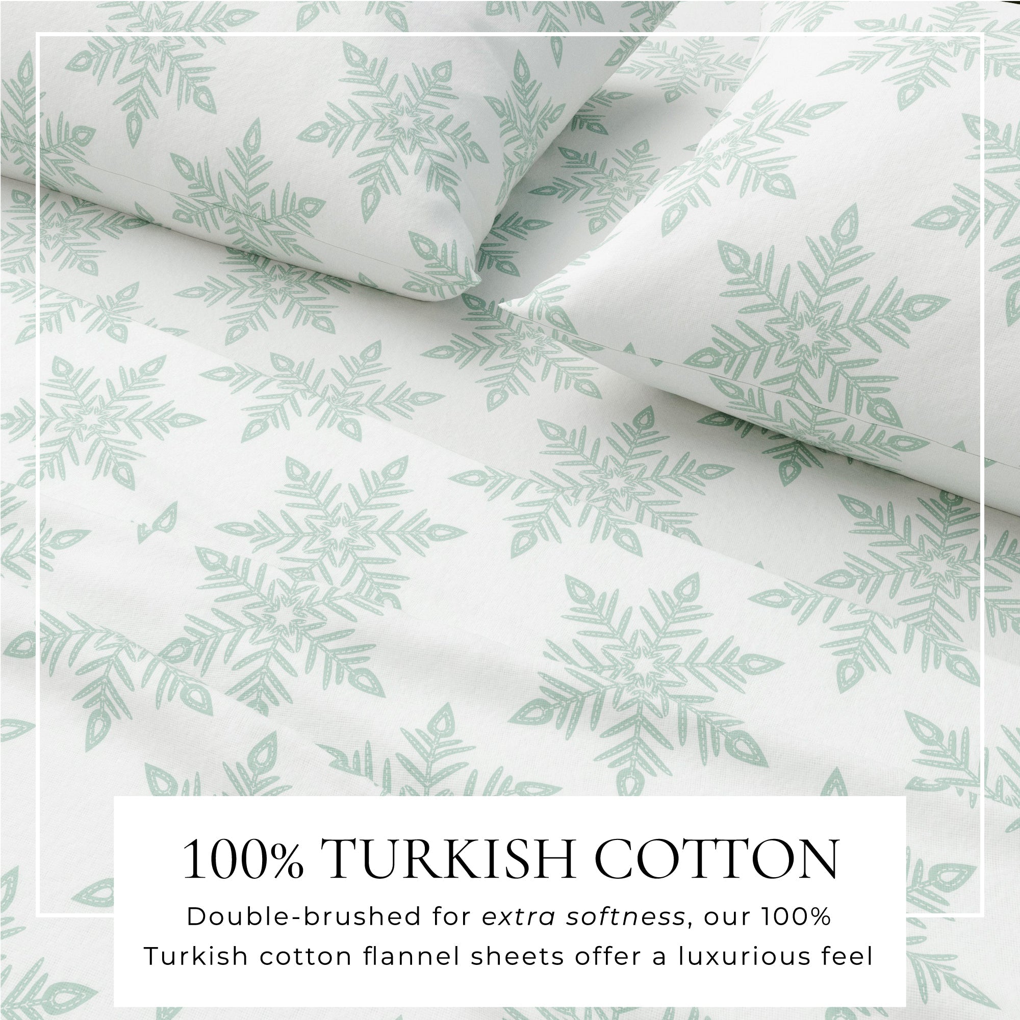 Turkish Cotton Flannel Sheet - Belle Collection